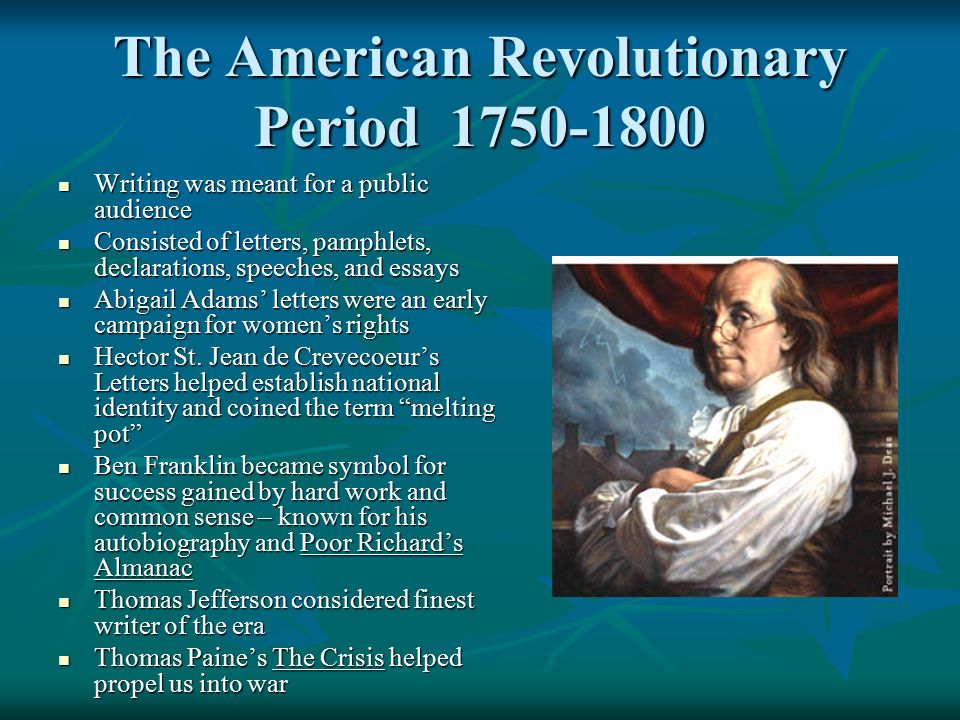 Identity in the american revolution essay